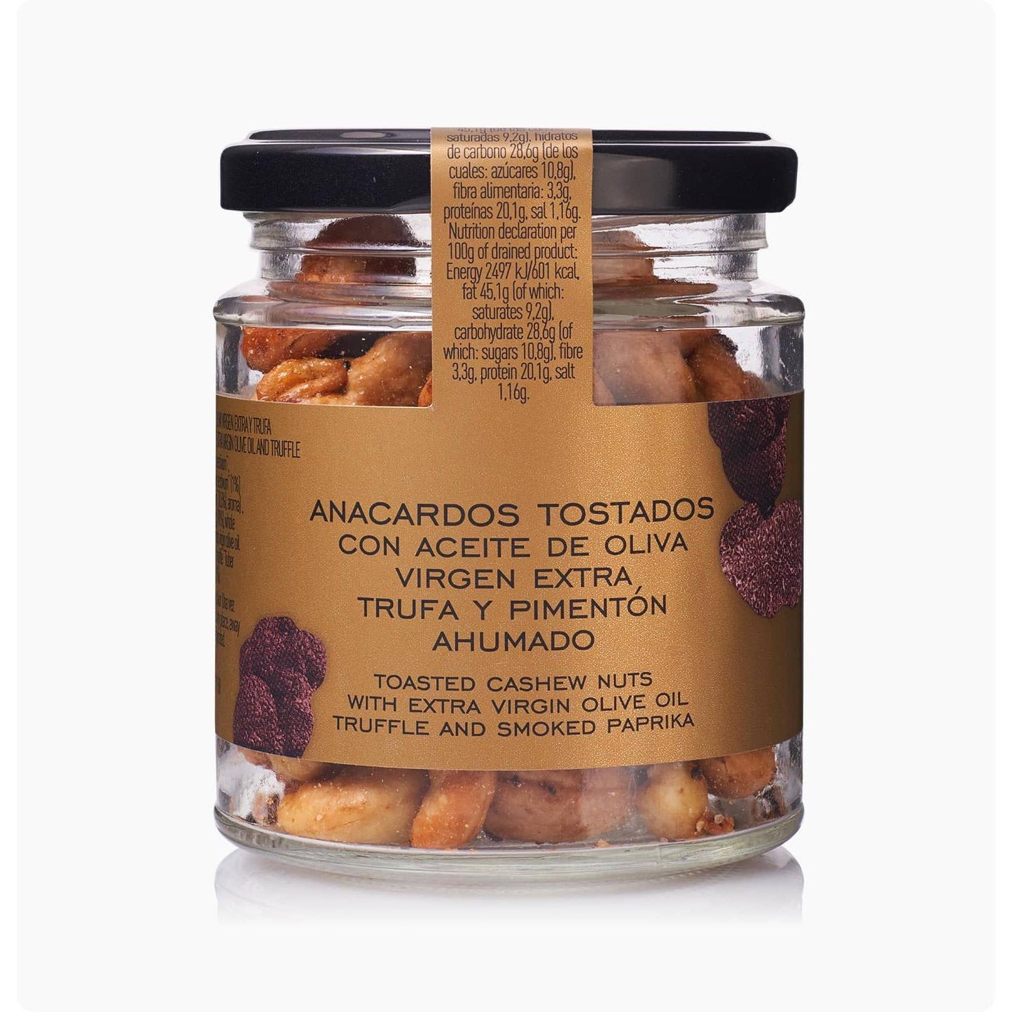 Cashewnüsse mit nativem Olivenöl extra, Trüffel und Paprika La Chinata 110 g