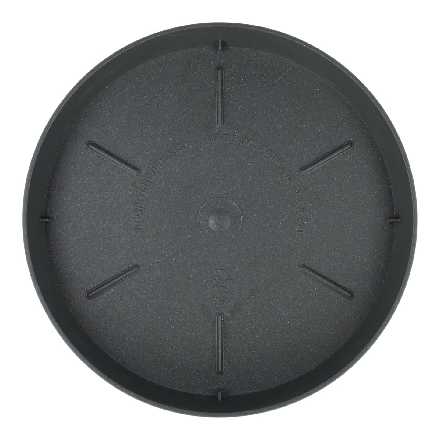 Untersetzer anthrazitfarben D 14 x 2