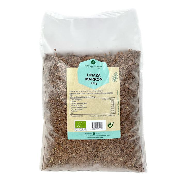 Brown Linseed ECO Planeta Huerto 2,5 kg