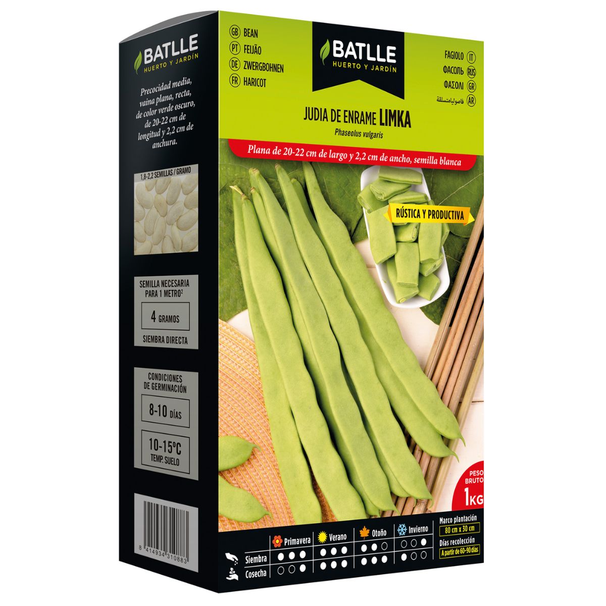 Limka platte bonenzaden 100 g Batlle