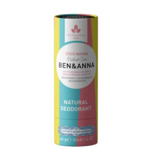 Deodorant (zero waste) Ben&Anna Coco mania 40 g