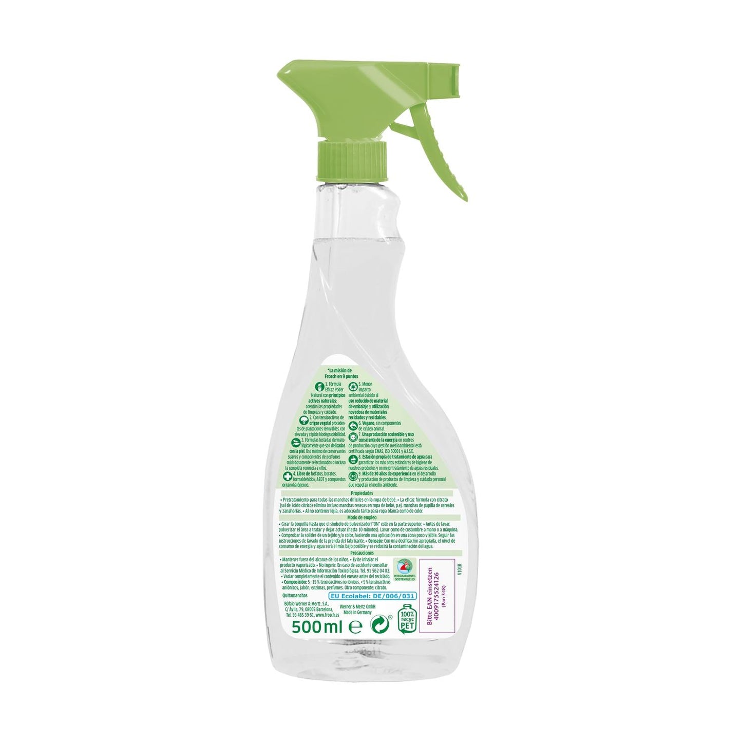 10er-Packung Baby Fleckenentferner Frosch 500 ml