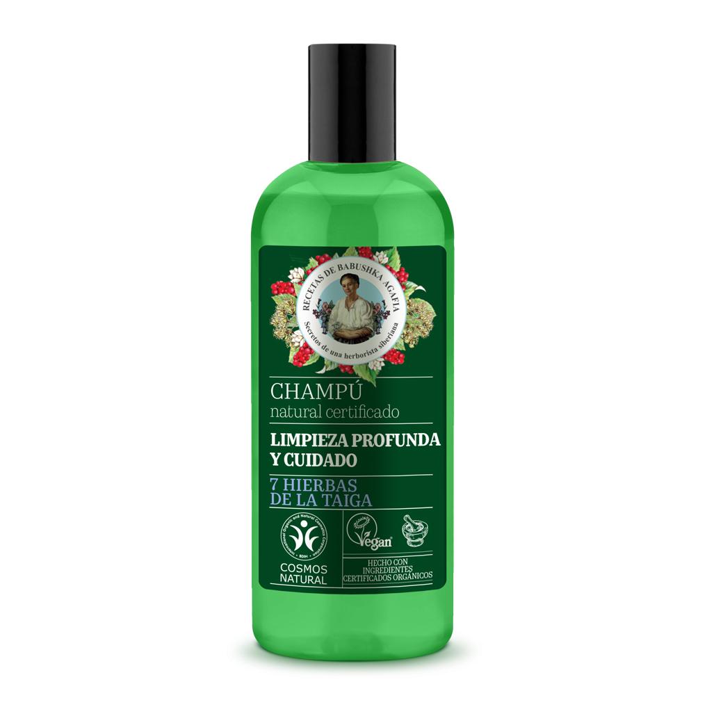 Certifierat naturligt schampo för djup rengöring och vård Agafia Natura Siberica 260 ml