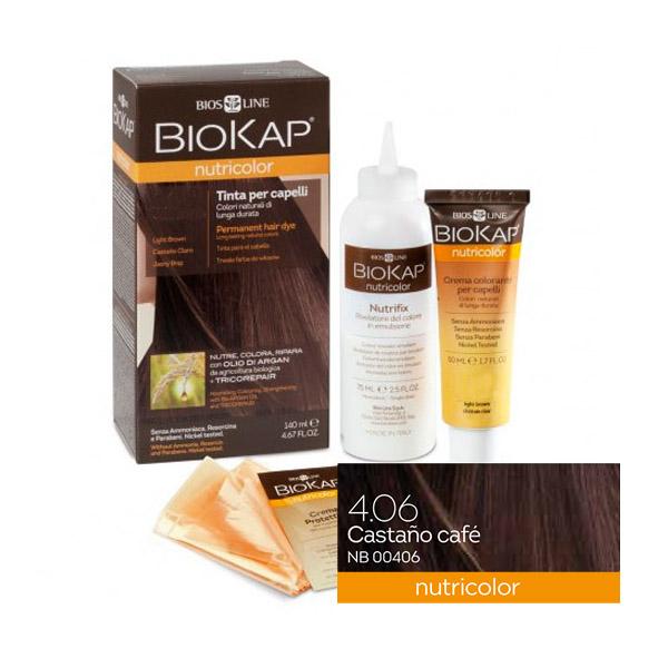 Biokap 4.06 Brown Hair Dye 140 ml