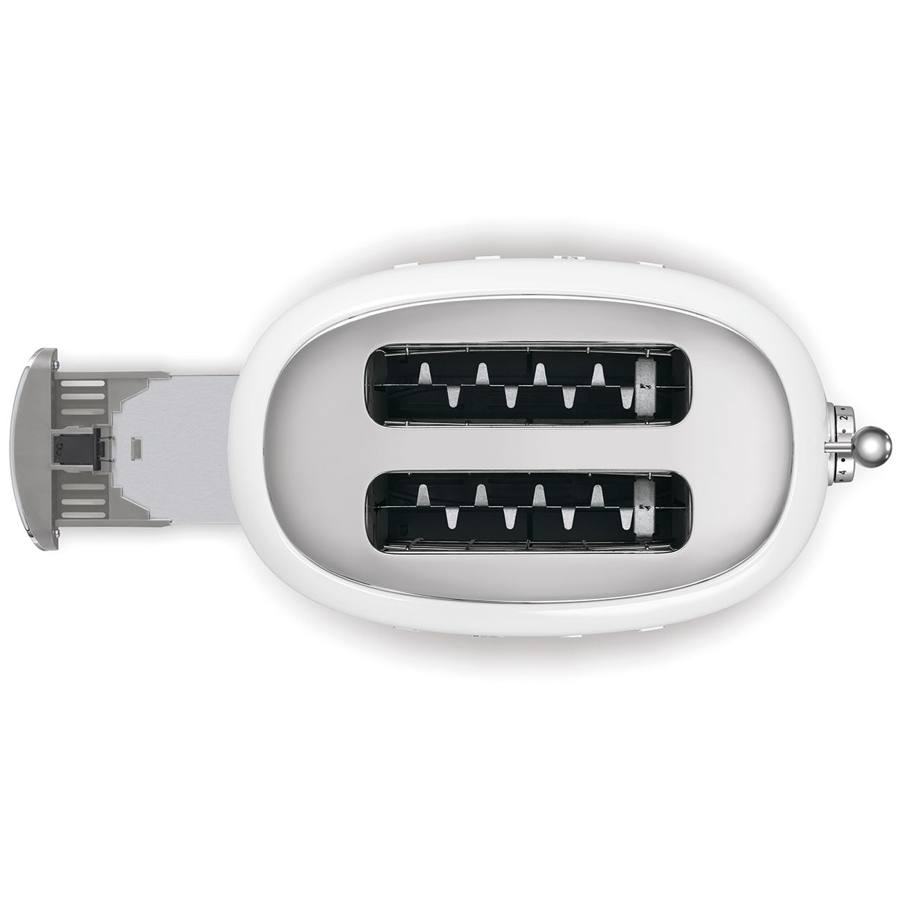 SMEG 2-slot 50s Style toaster, white