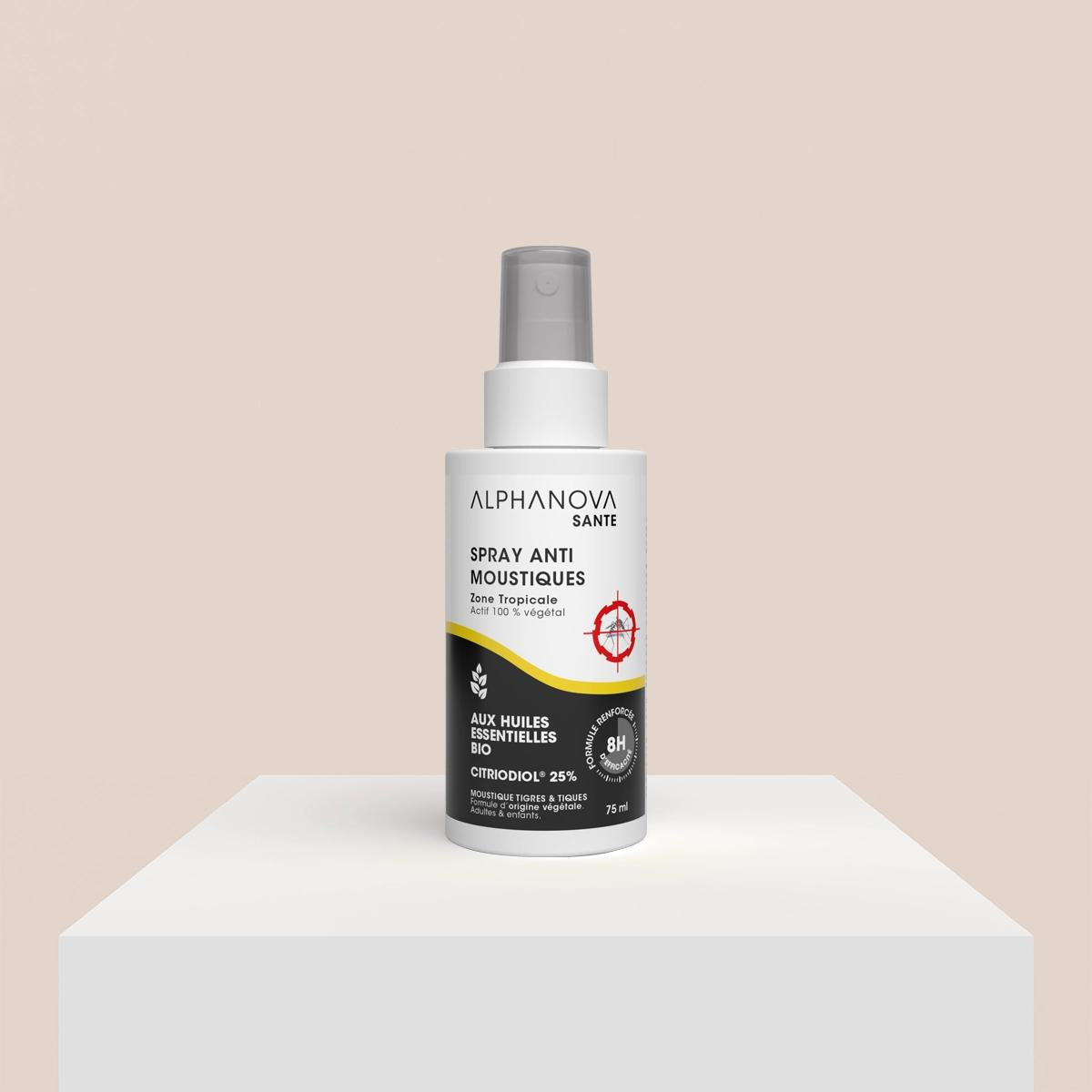 Alphanova Santé Tropical Zone Mosquito Repellent - 8-Hour Protection 75 ml