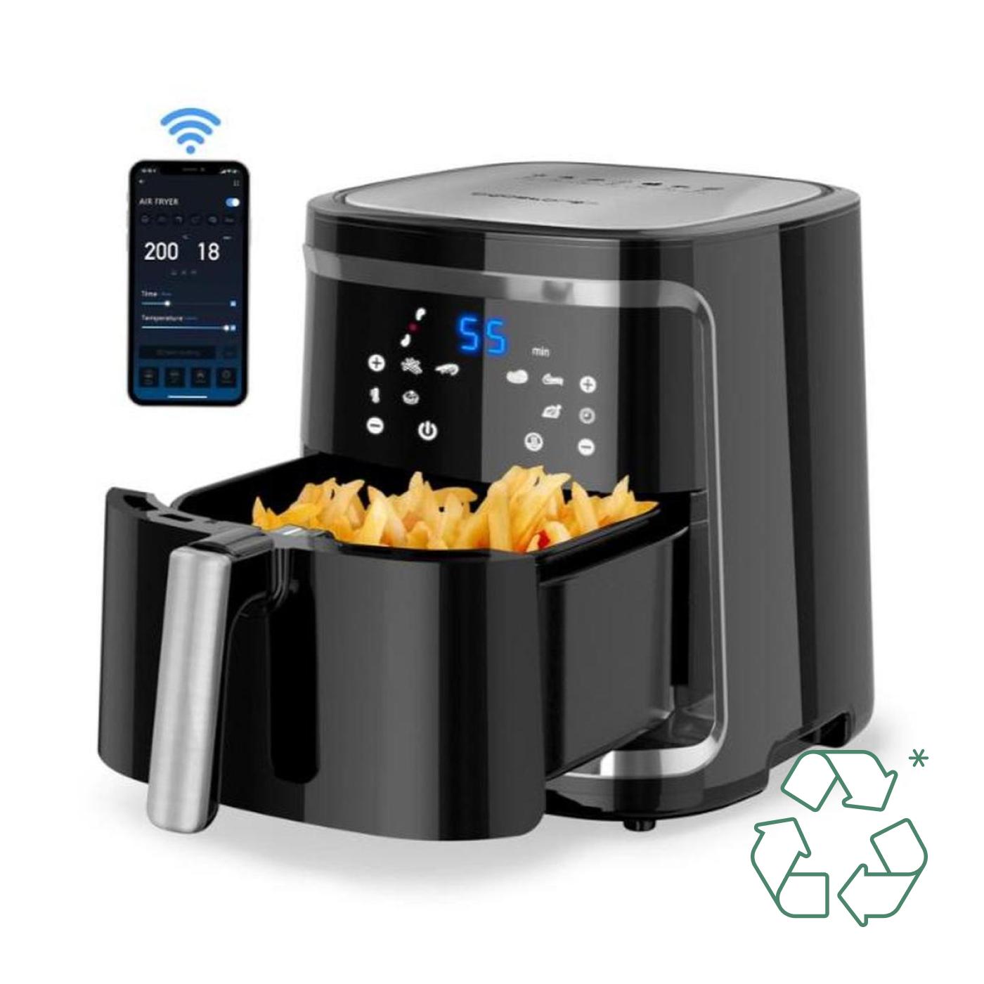 Olievrije slimme heteluchtfriteuse Smart Box Aigostar 7L 1900 W (gereviseerd)