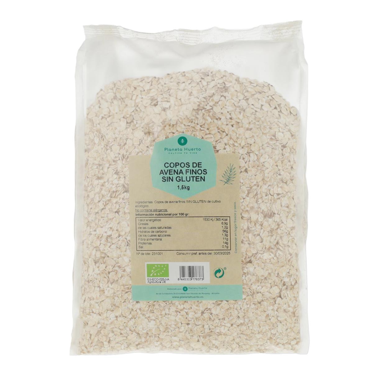 Oat flakes Gluten Free ECO Planeta Huerto 1,5 kg