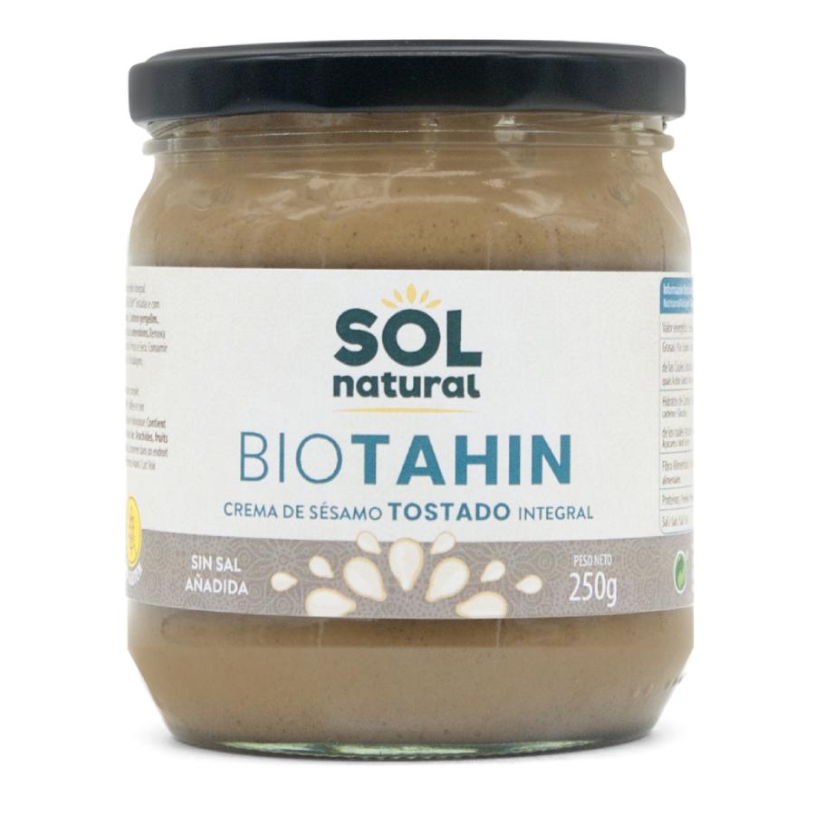 Bio Tahini Vollkorn geröstet ohne Salz Sol Natural 250 g