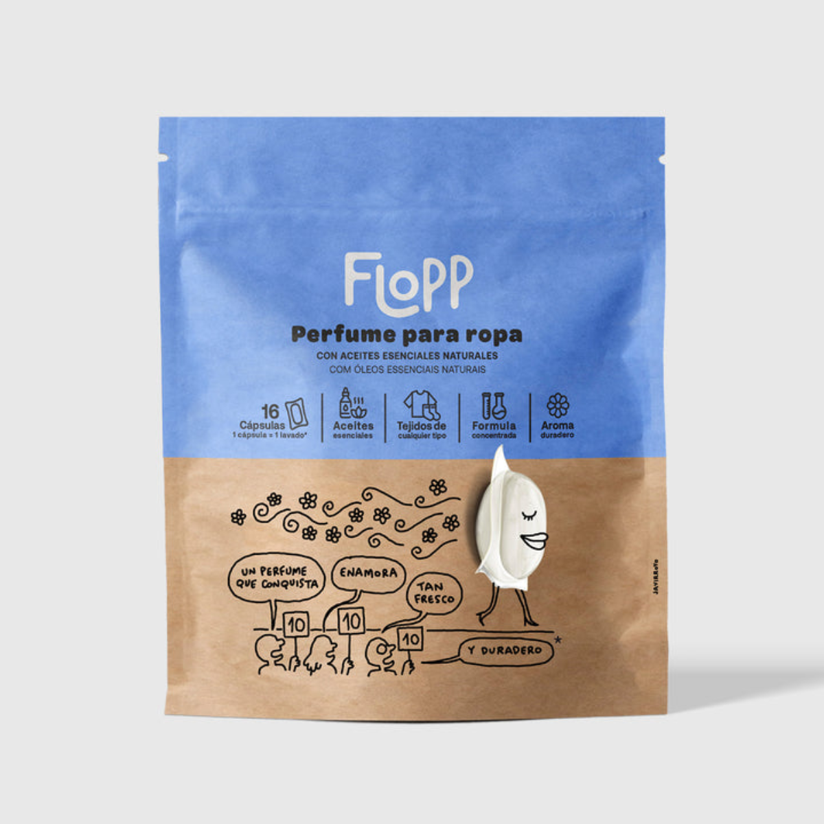 Profumo per biancheria ECO Flopp 16 capsule