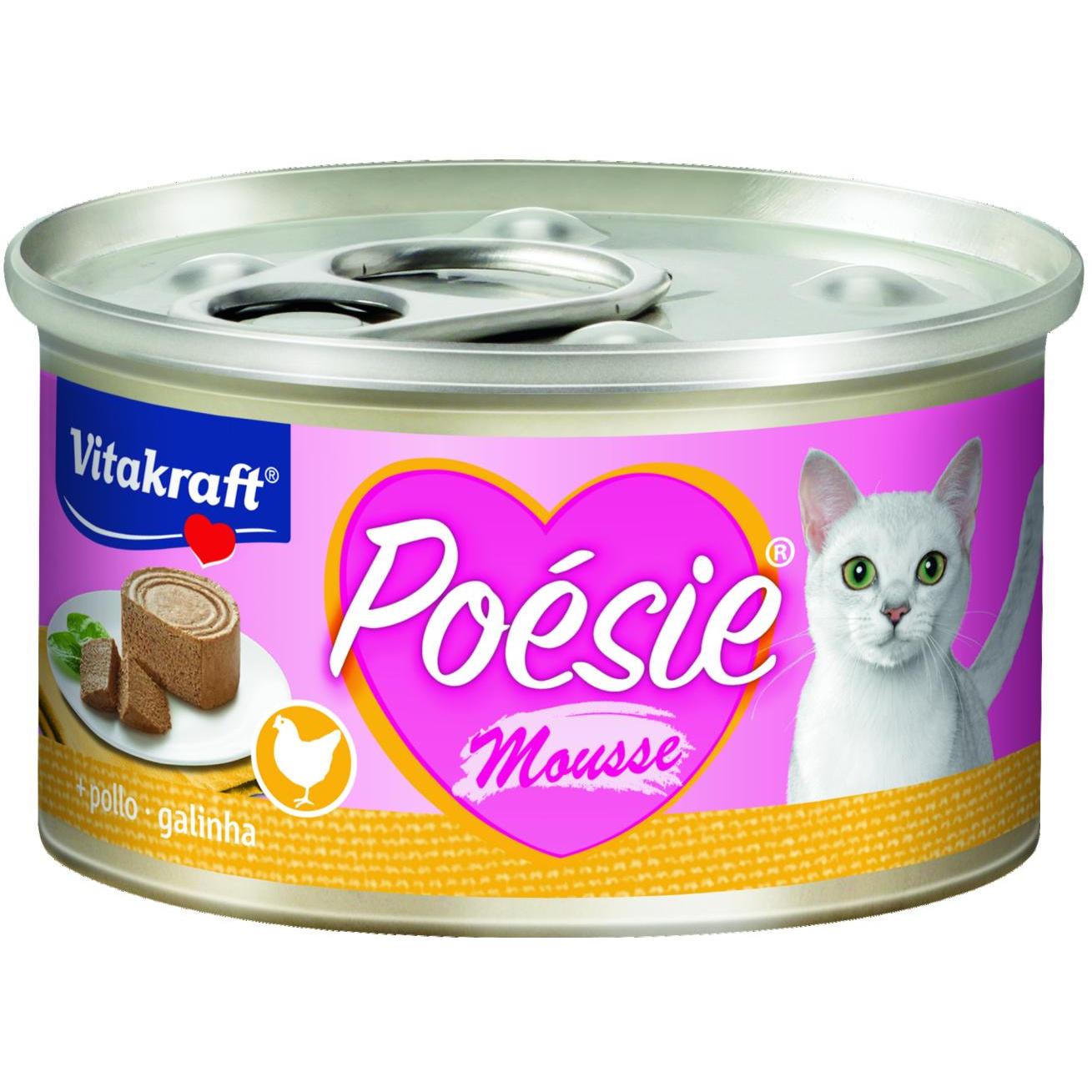 Vitakraft Latita Poésie mousse di pollo 85 g cibo umido per gatti