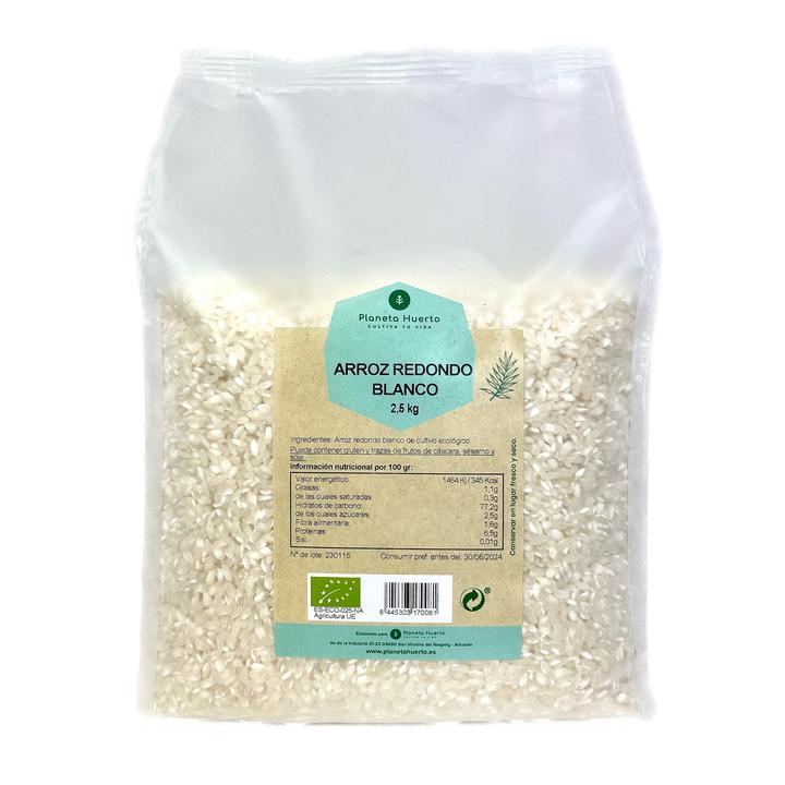 Riz rond blanc ECO Planeta Huerto 2,5 kg