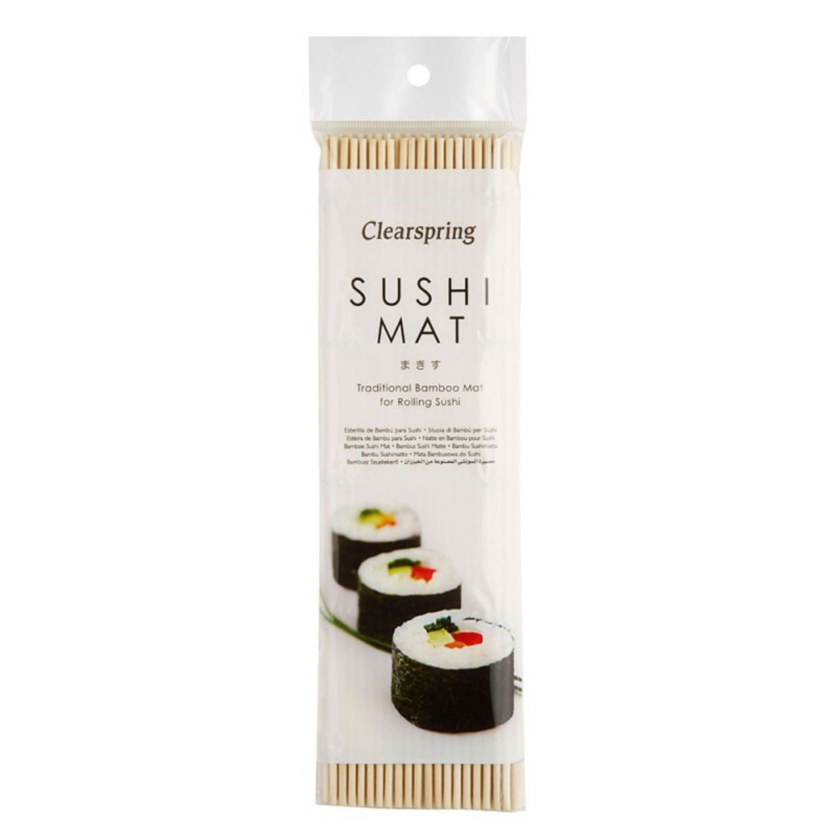 Mata bambusowa do przygotowywania sushi 1/U Clearspring
