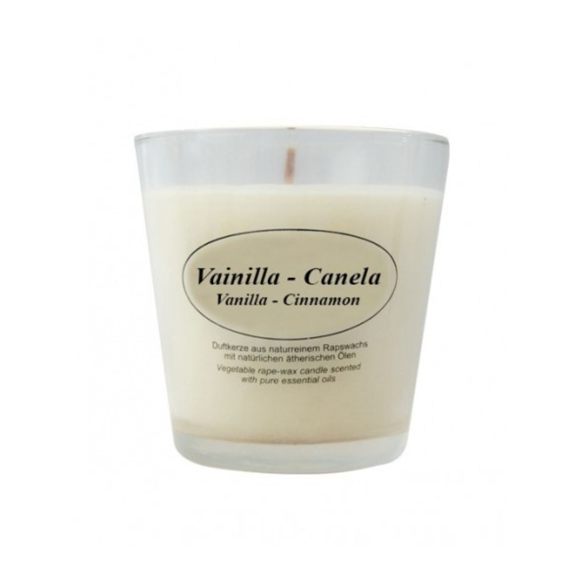 Kerzenfarm Candela vegetale profumata con olio essenziale di vaniglia e cannella