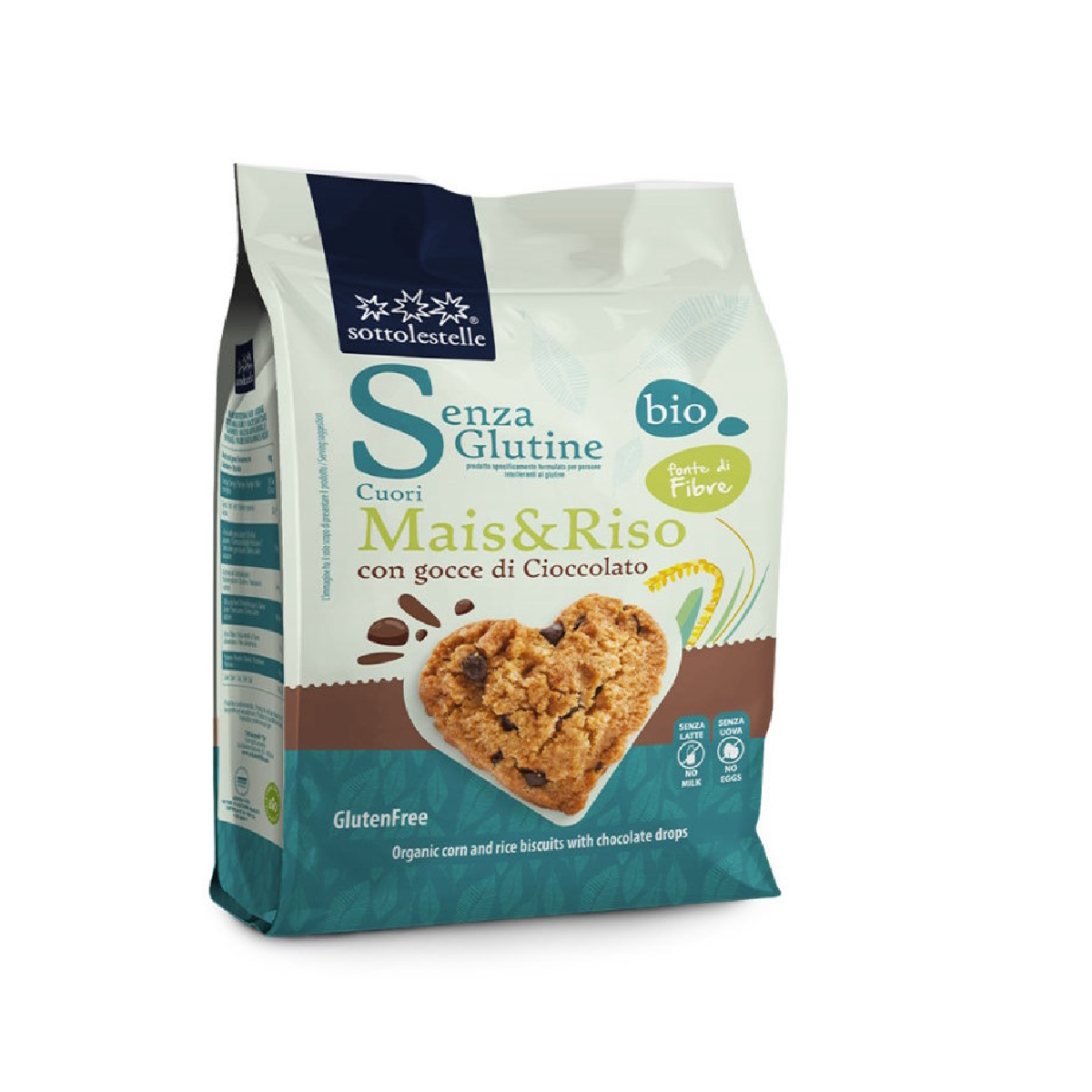 Veganistisch koekje met chocoladestukjes, glutenvrij, Sotto, 250 g