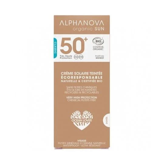 Alphanova SPF 50+ Tinted Facial Sunscreen, 50 ml.