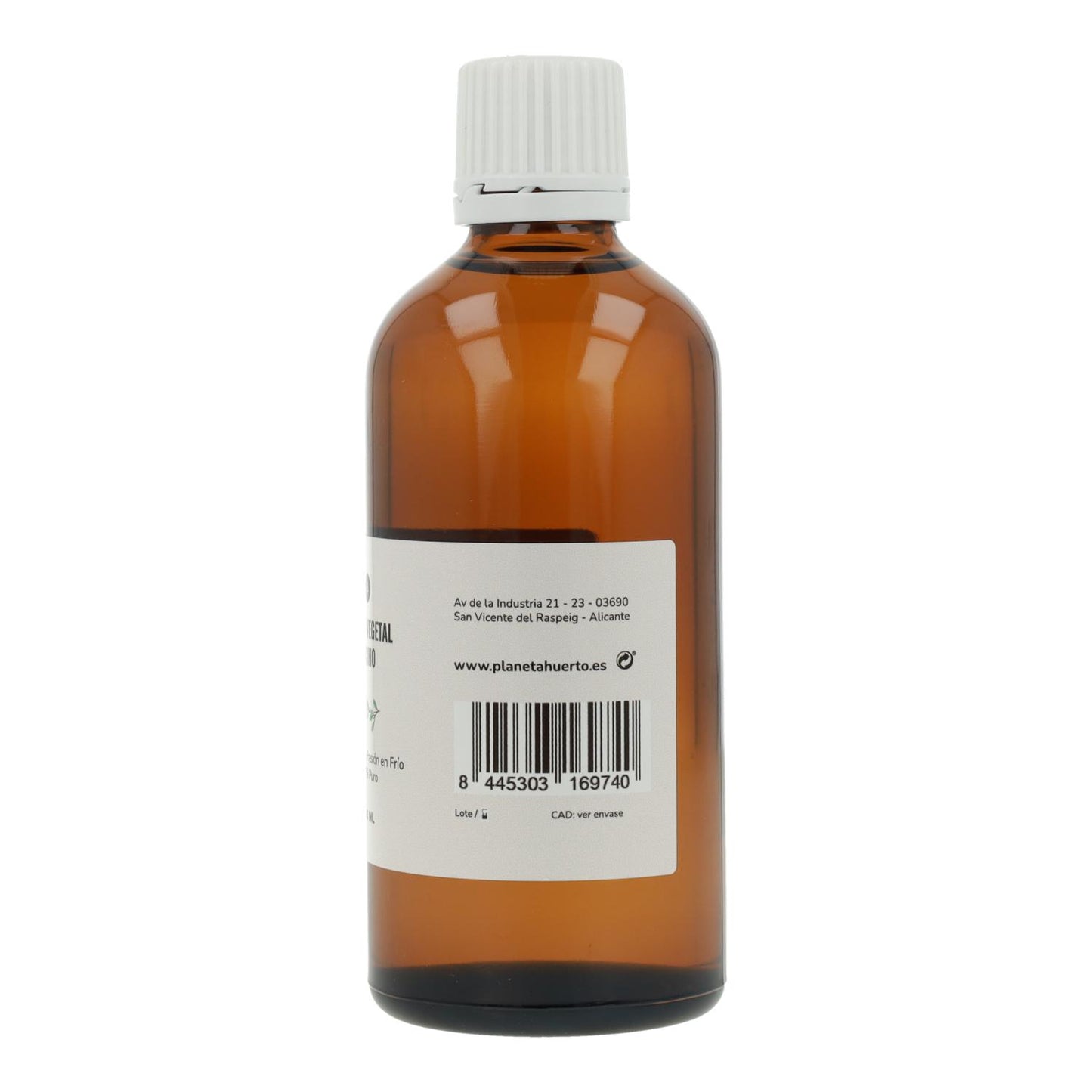 Olio di ricino biologico spremuto a freddo Planeta Huerto 100 ml