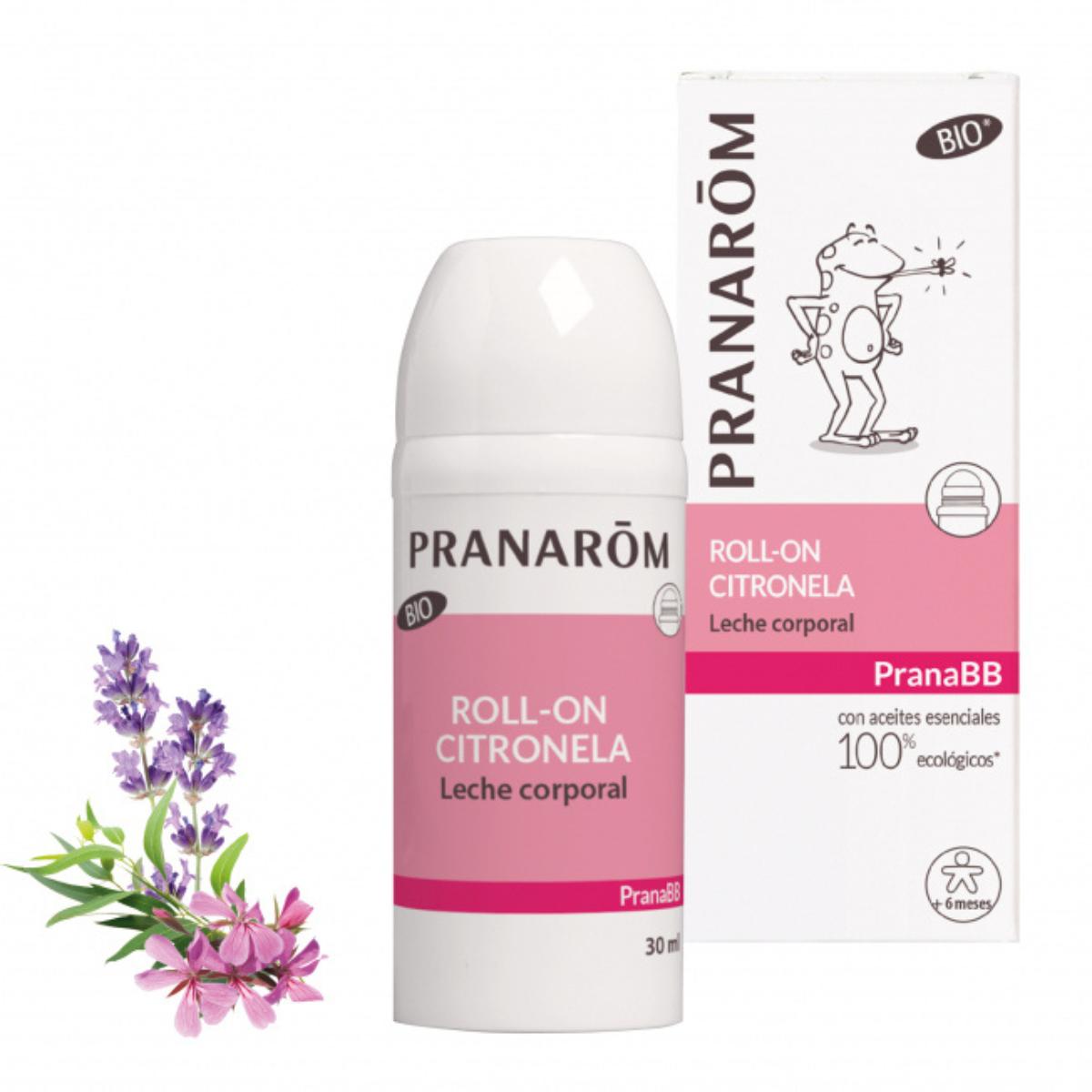 Roll-on cytronelowy mleczko do ciała BIO Pranarôm 30 ml