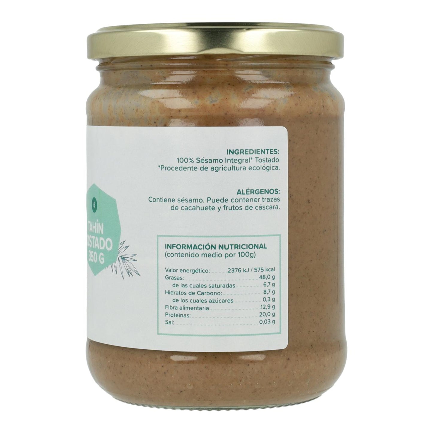 Tahini au sésame grillé ECO Planeta Huerto 350 g