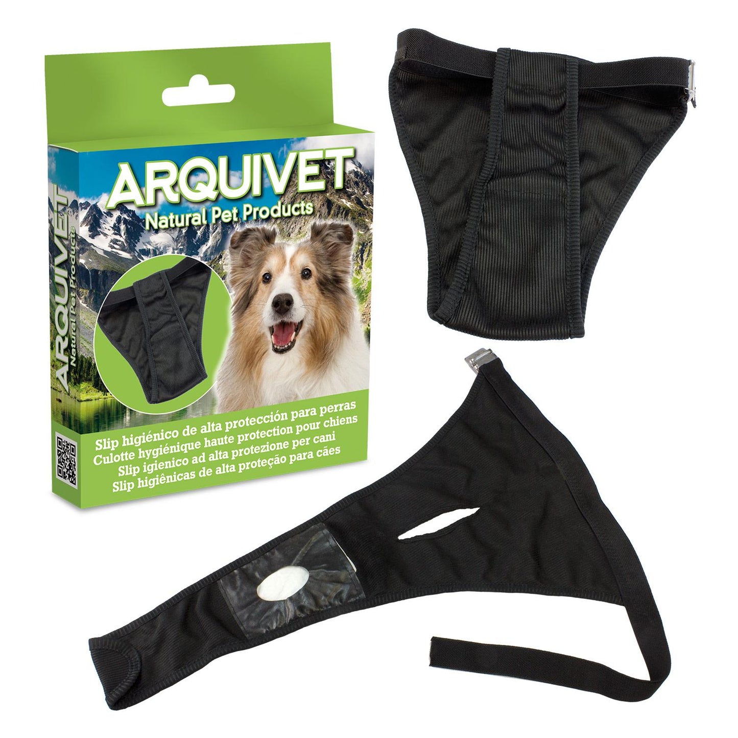 Hygienische slip voor teefjes Arquivet maat 0 - 19 / 25 cm