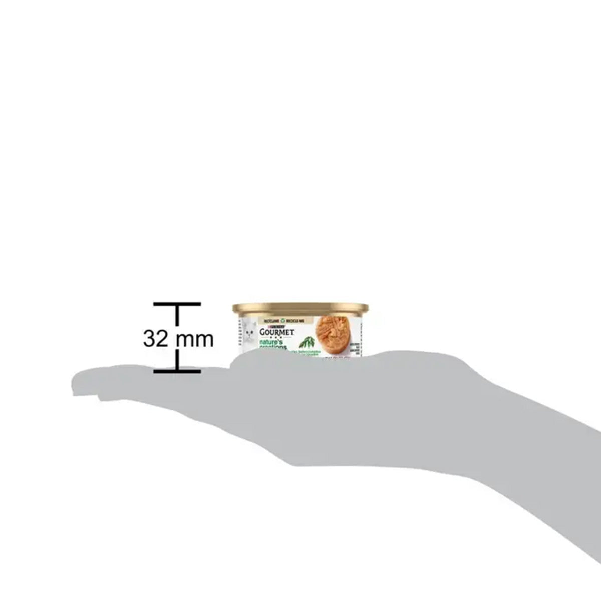 GOURMET Nature's Creations Rik på tonfiskbitar med räkor i gelé 70 g