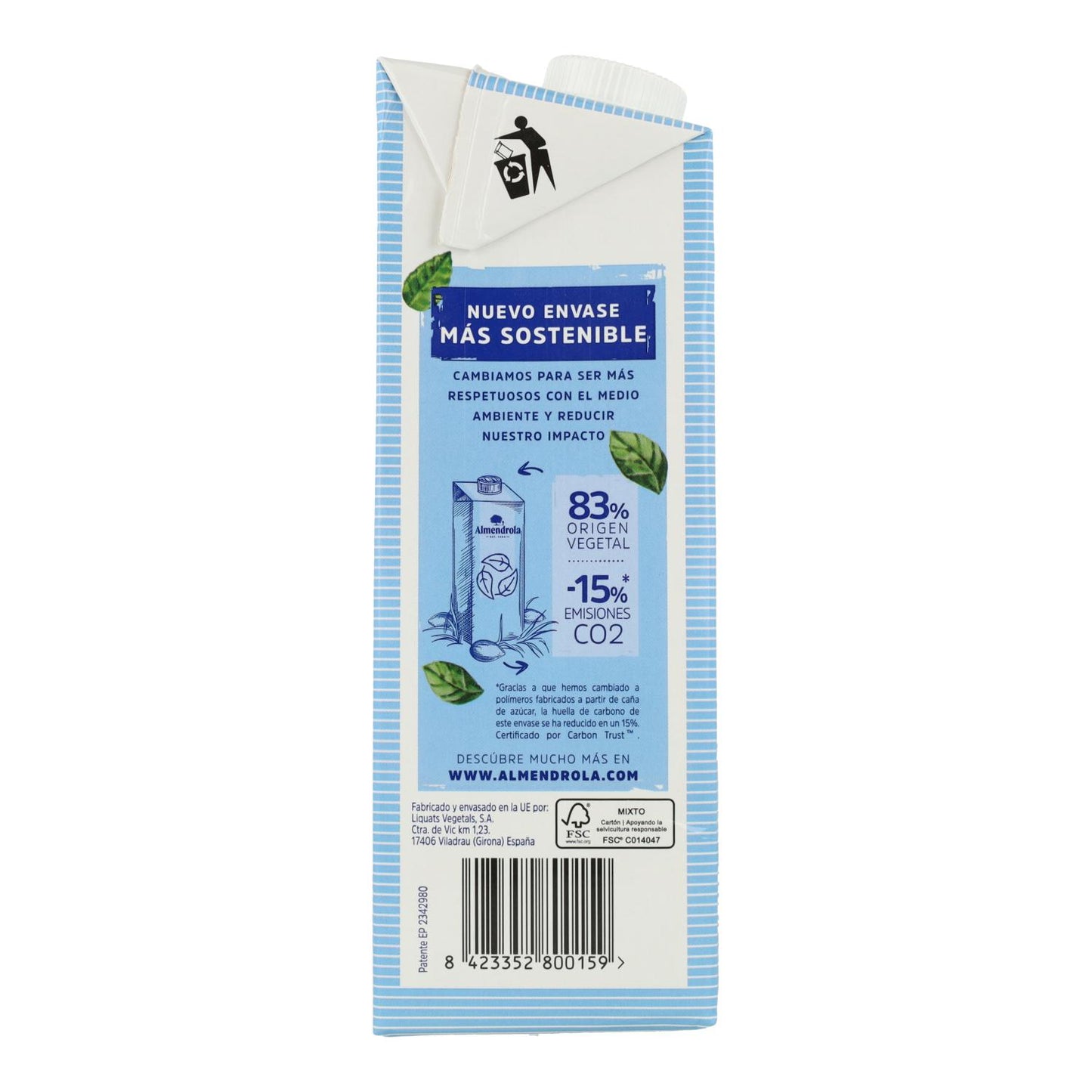 Bevanda alle mandorle originale Almendrola 1 L