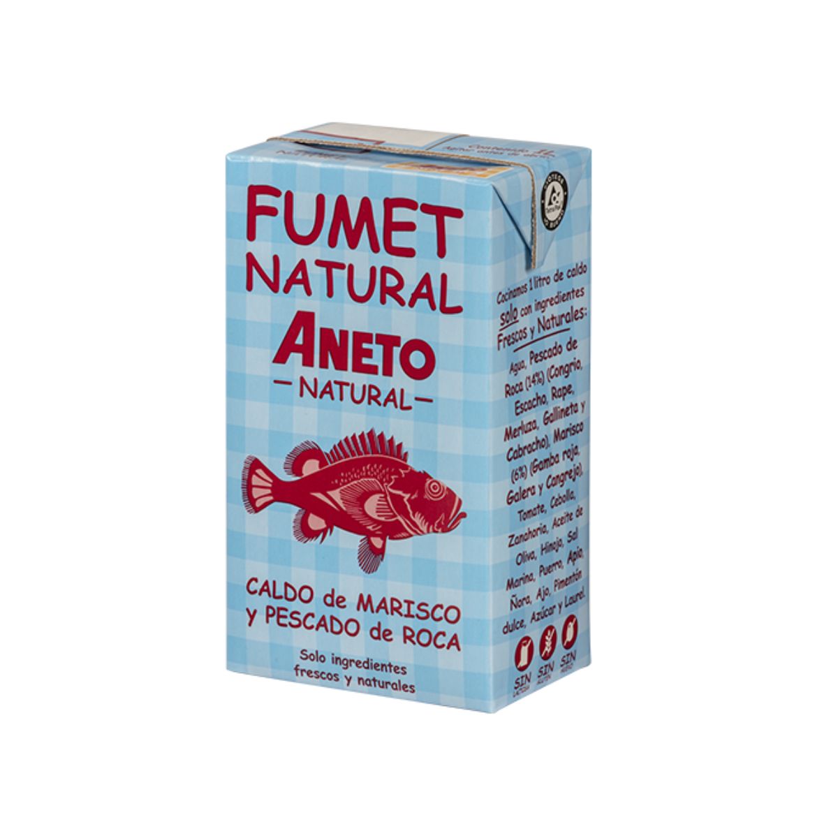 Aneto Natural Fish and Seafood Stock 1L