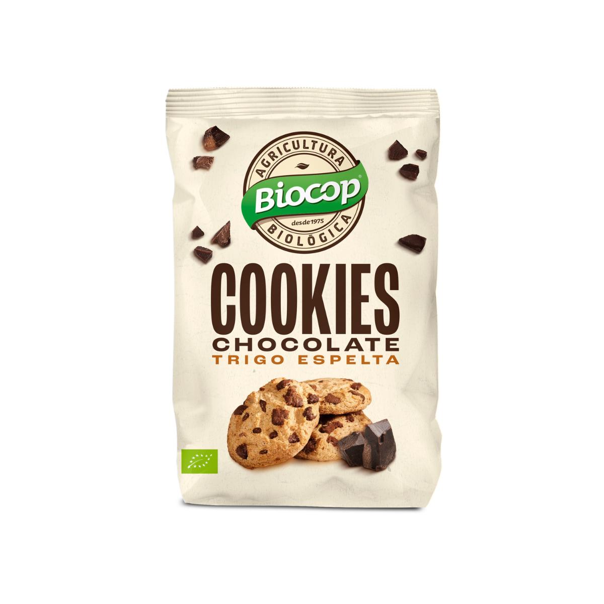 Biscuits à la farine d'épeautre et aux pépites de chocolat Biocop 200 g