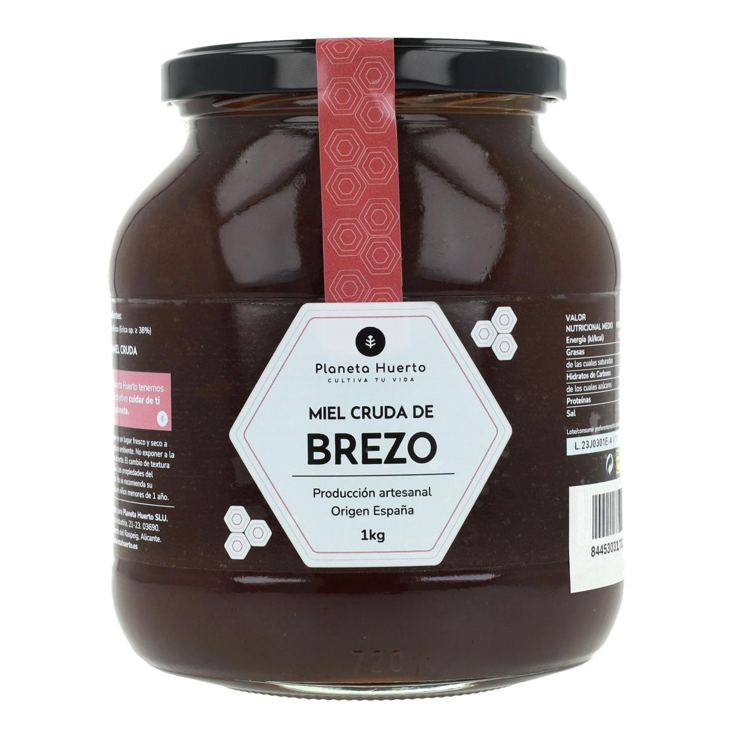 Surowy miód wrzosowy Planeta Huerto 1 kg