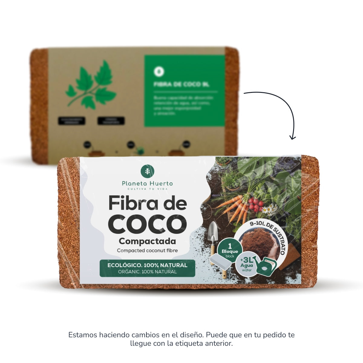3xGarden Planet Substrato di fibra di cocco Confezione da 9 litri