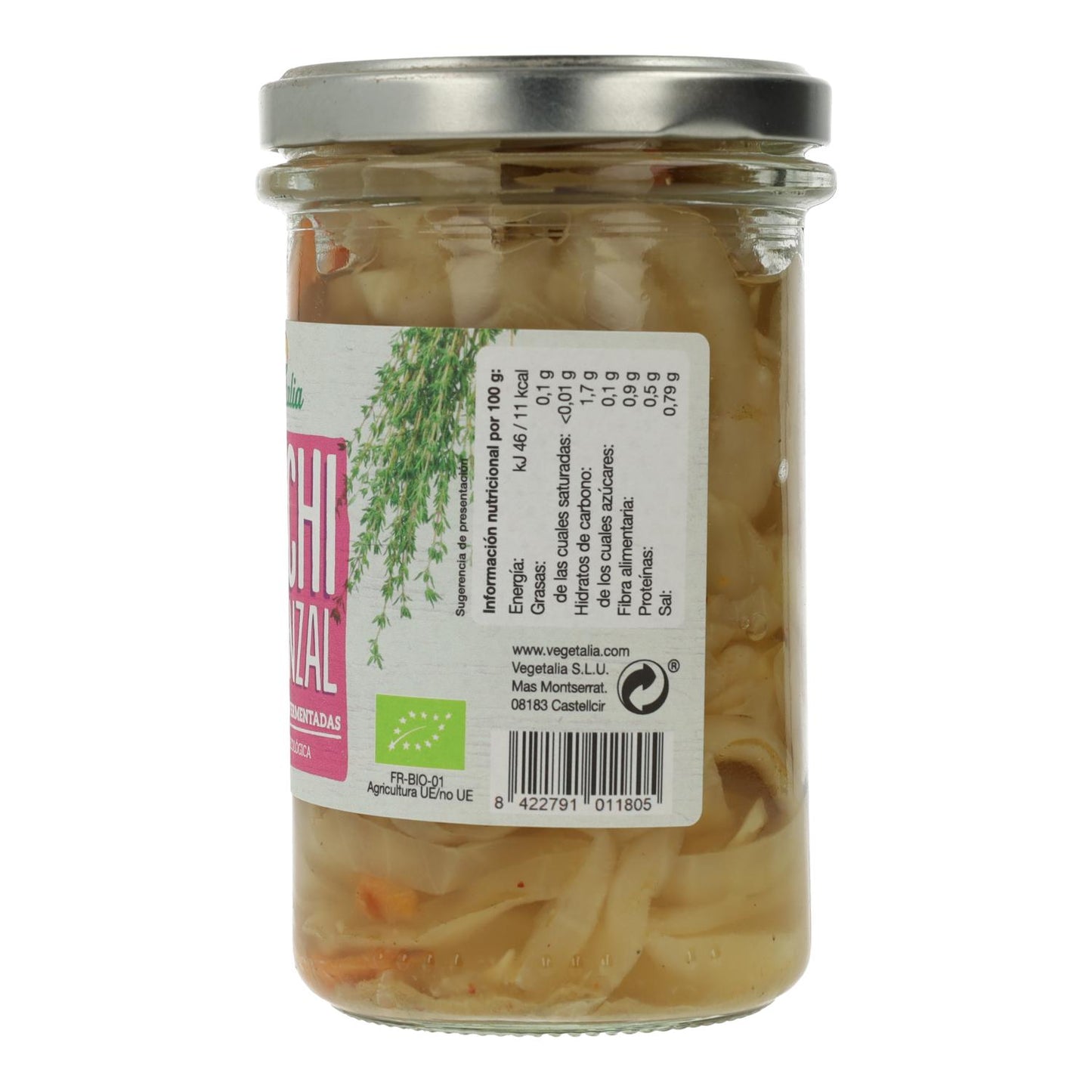 Lactofermentado Kimchi Provenzal Bio Vegetalia 235gr