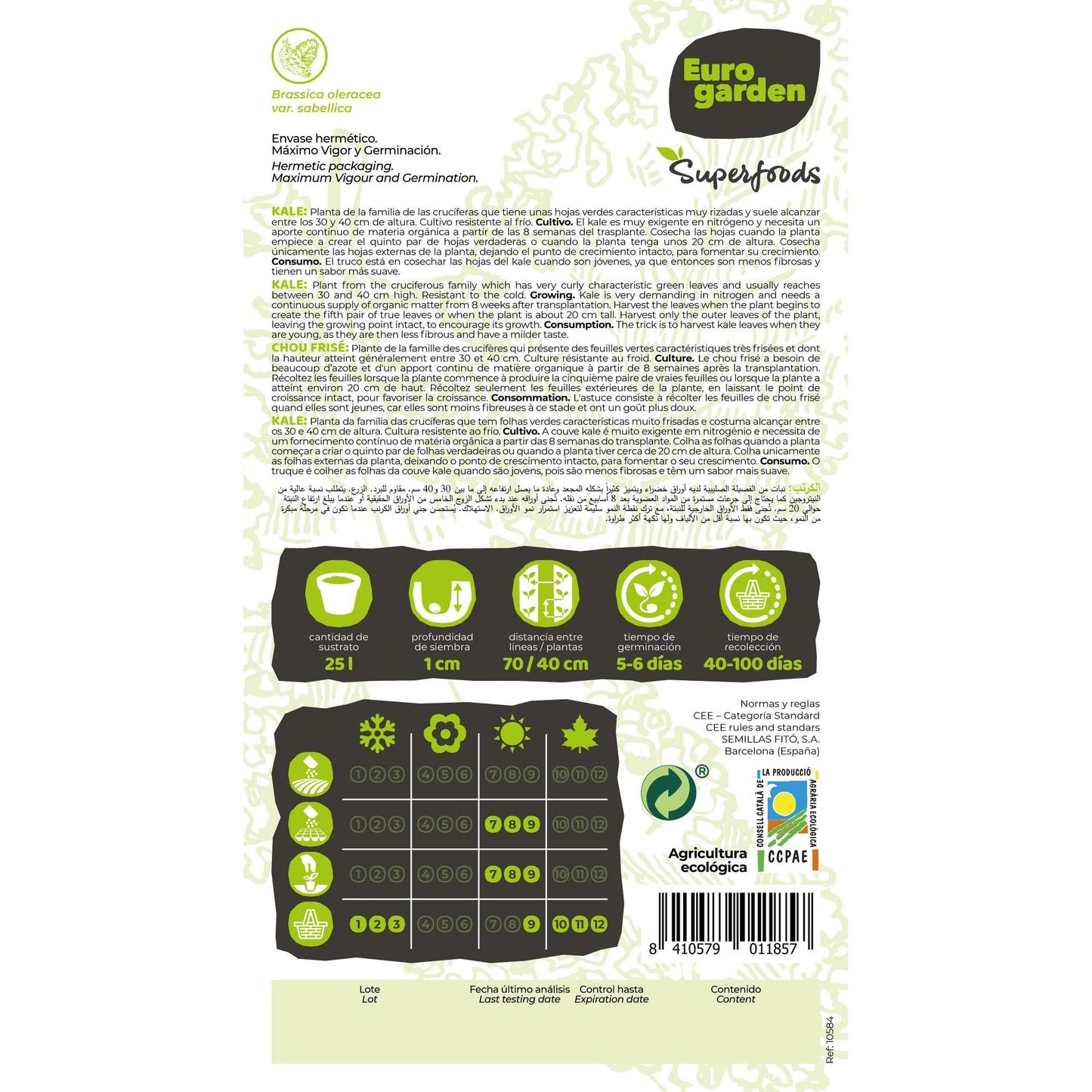 Biologische Westlande Herfst-kalezaadjes Vitalfoods