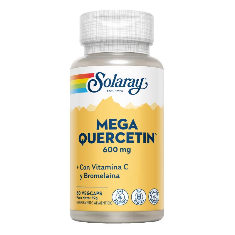 Mega Quercitina 600 mg Solaray, 60 capsule