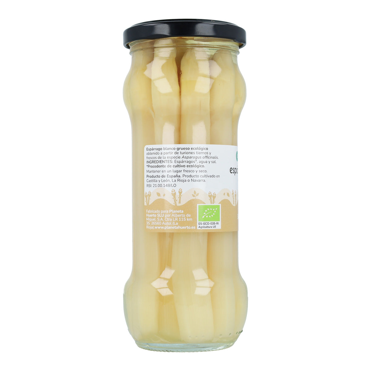Dicker weißer Spargel ECO Planeta Huerto 340 g