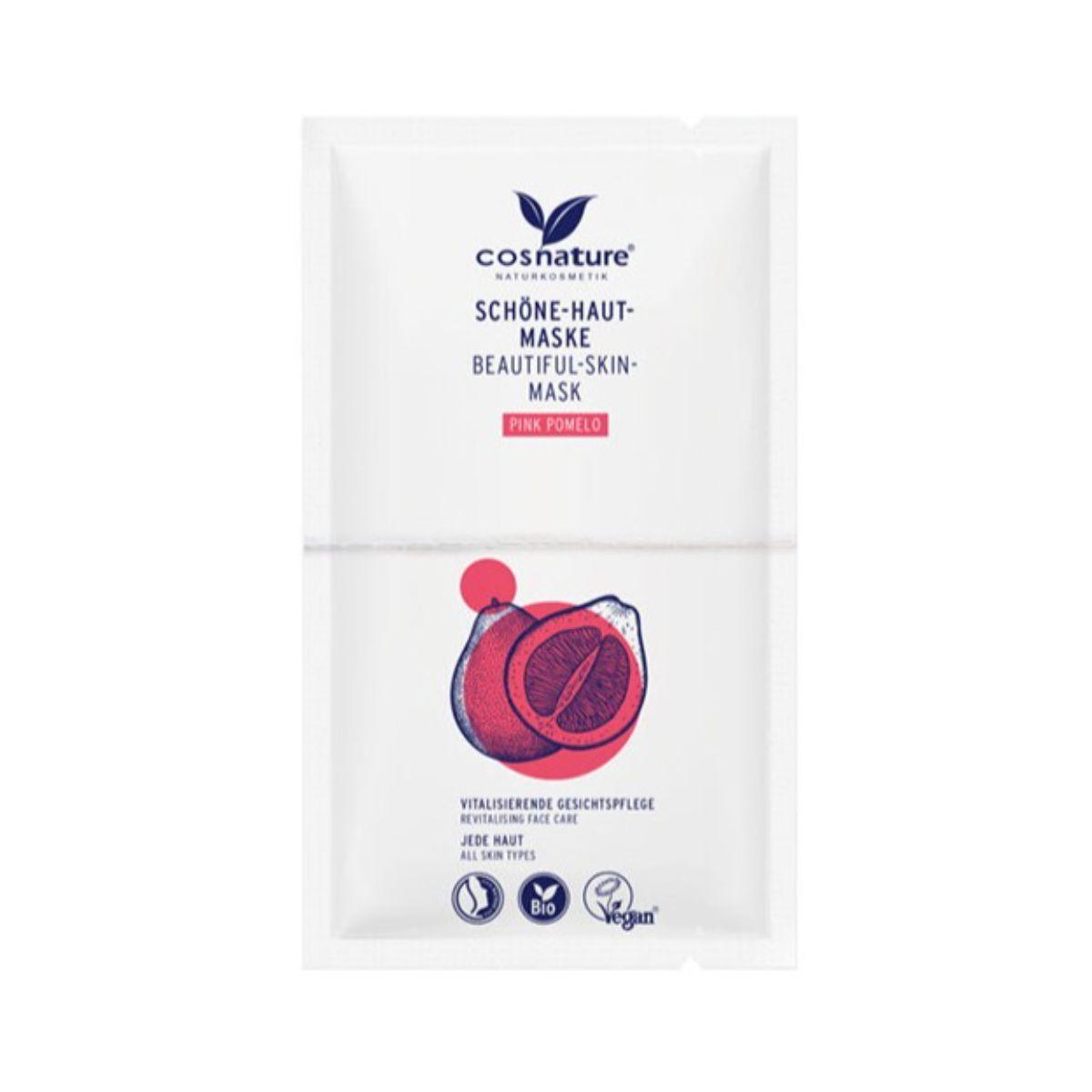 Masque visage pour une belle peau au pamplemousse rose BIO Cosnature 2 x 8 ml