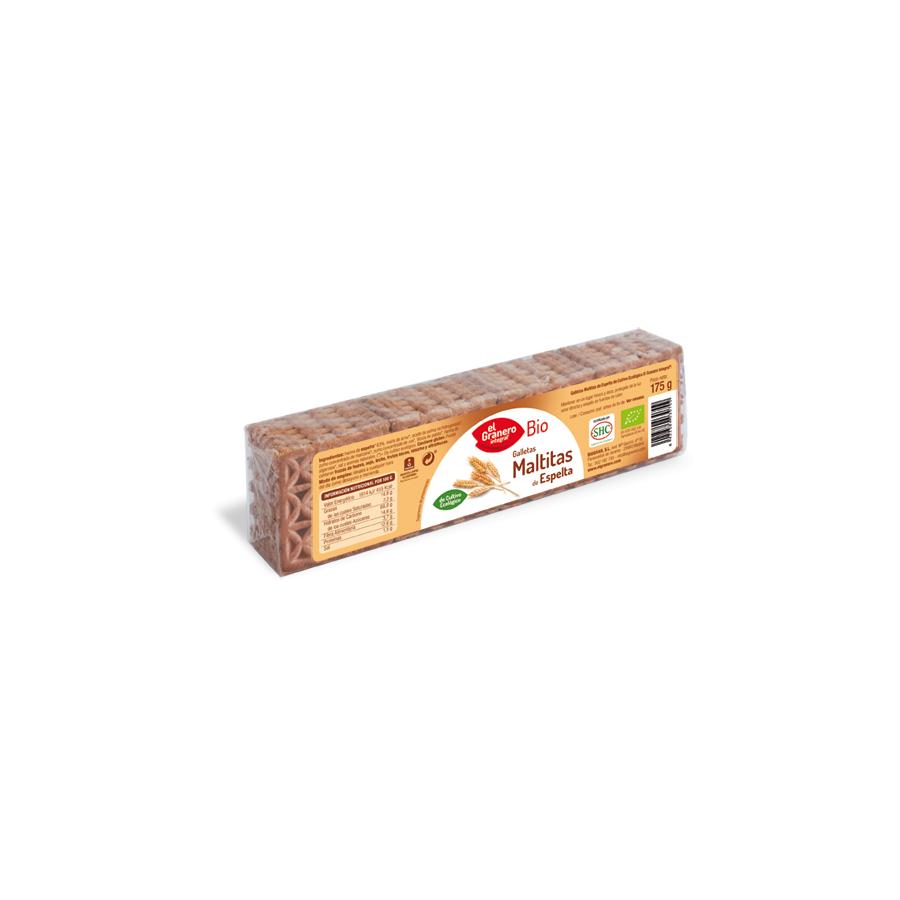 Biscuits Maltitas à la farine d'épeautre bio El Granero 175 g