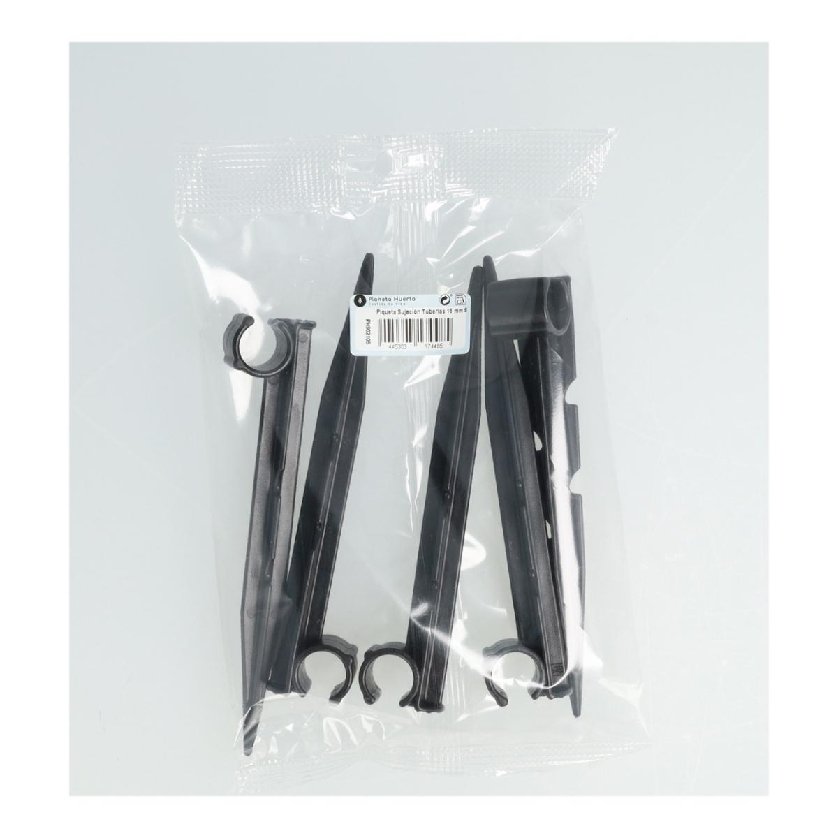 Pipe clamp 16 mm Planeta Huerto 25 units