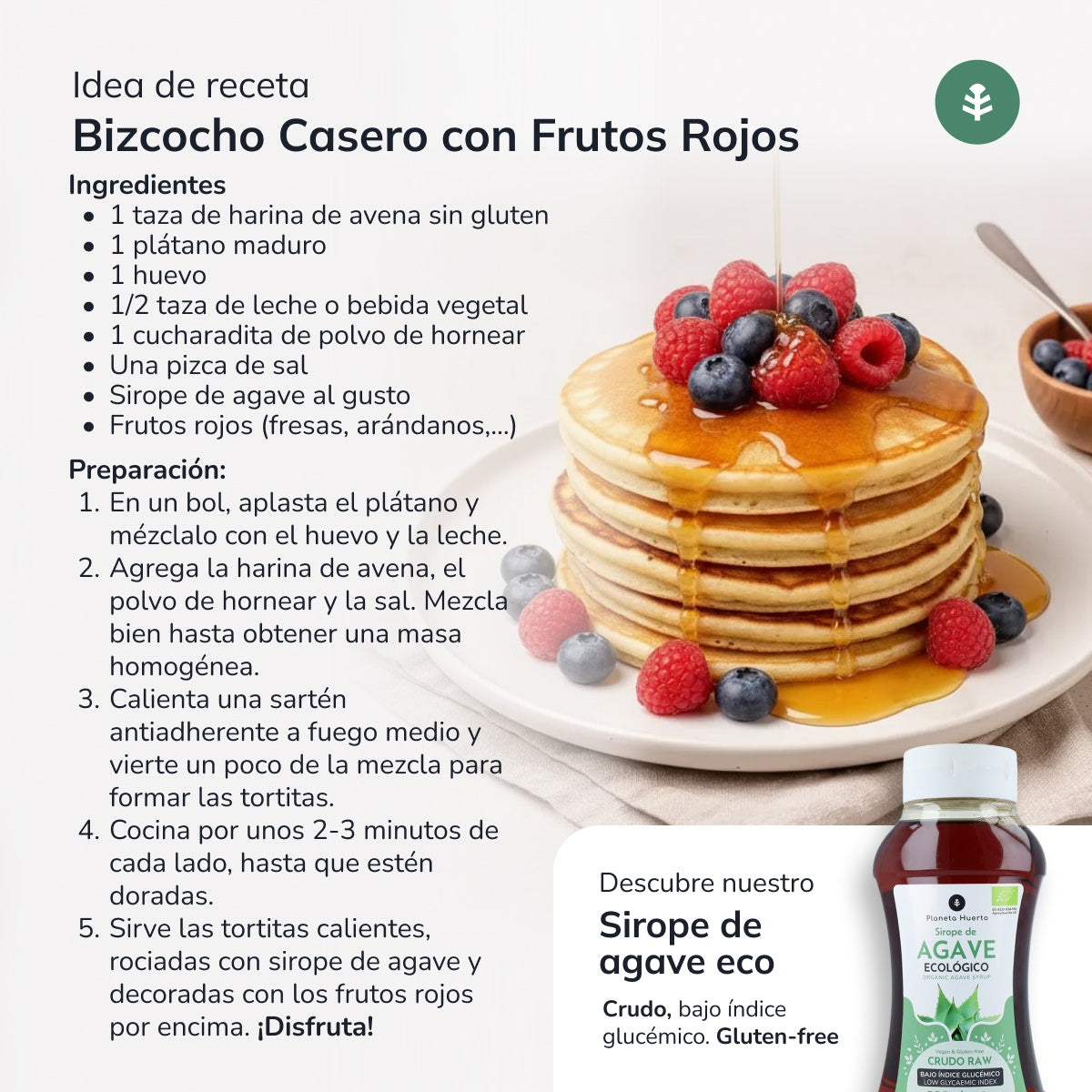 Glutenfri havregrynsgröt ECO Planeta Huerto