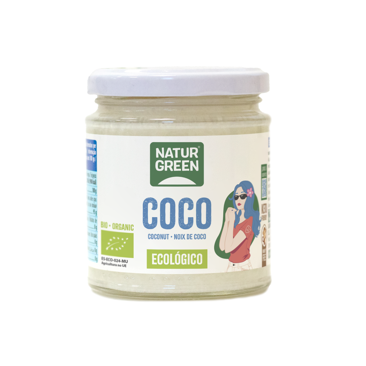 Graisse de coco bio NaturGreen 200 g