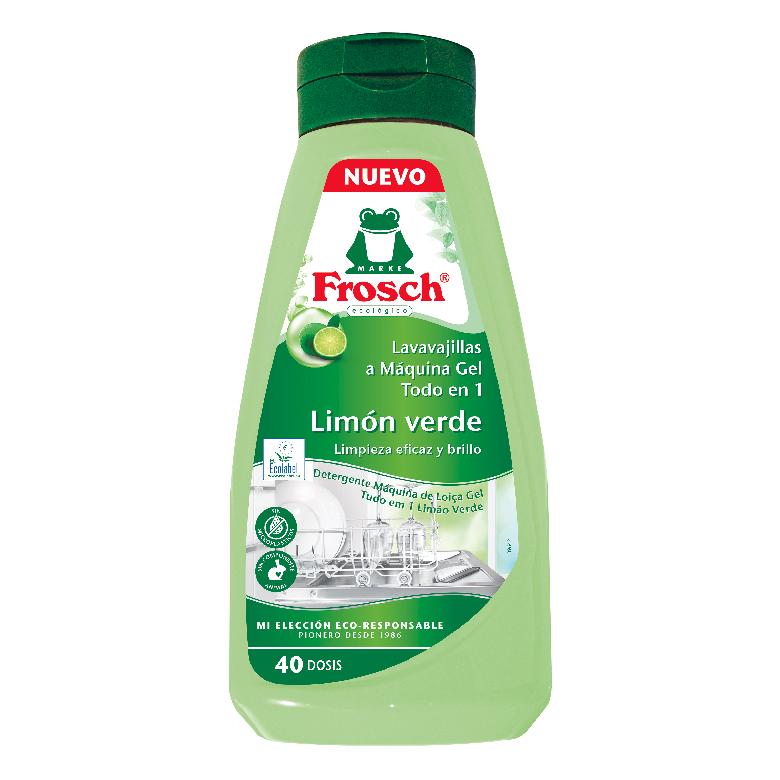Afwasmiddel voor vaatwasser Gel Groene Citroen Frosch 600 ml