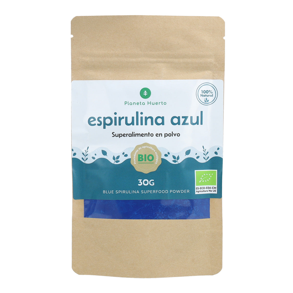 Blaue Spirulina Planeta Huerto 30gr
