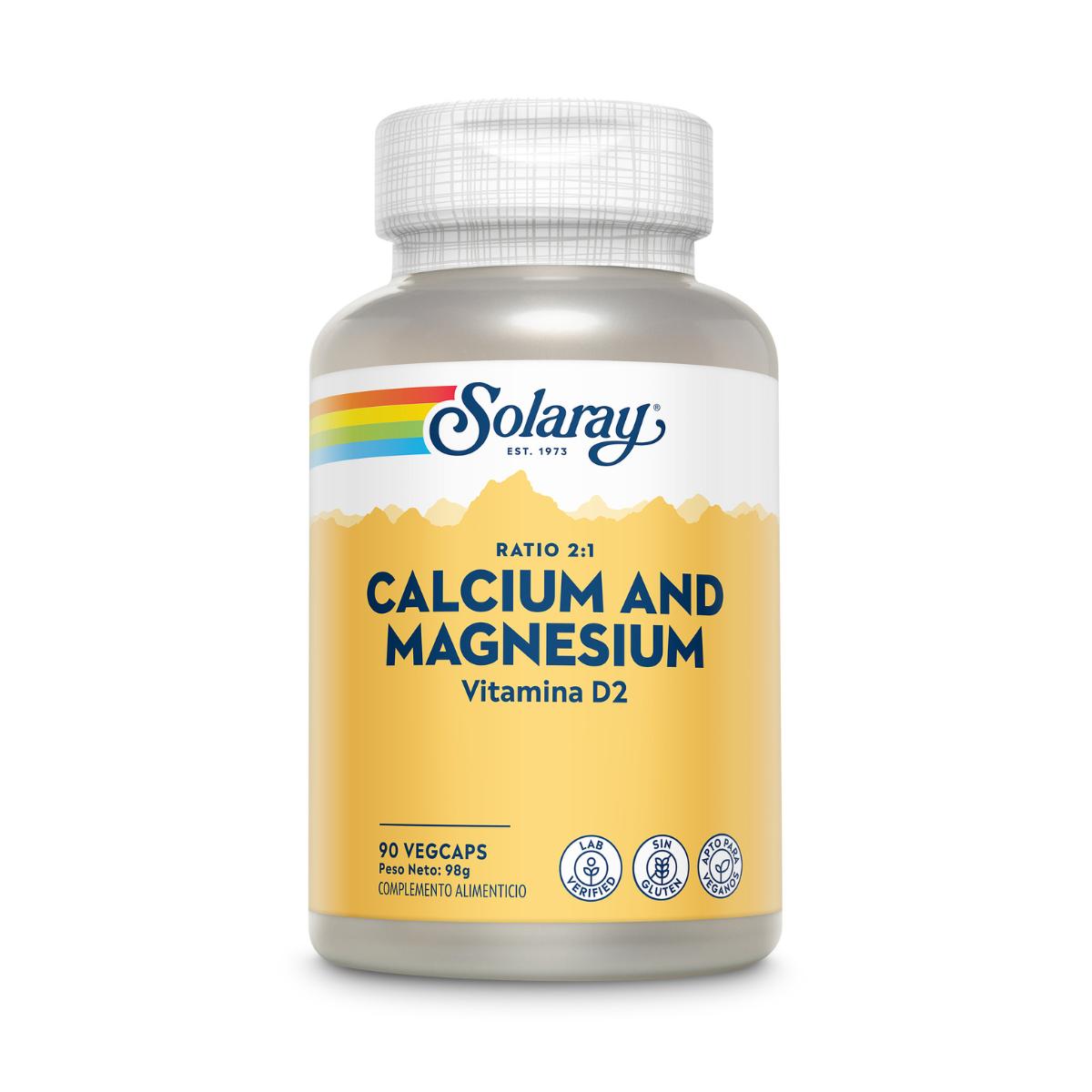 Calcium Magnésium 90 gélules Solaray