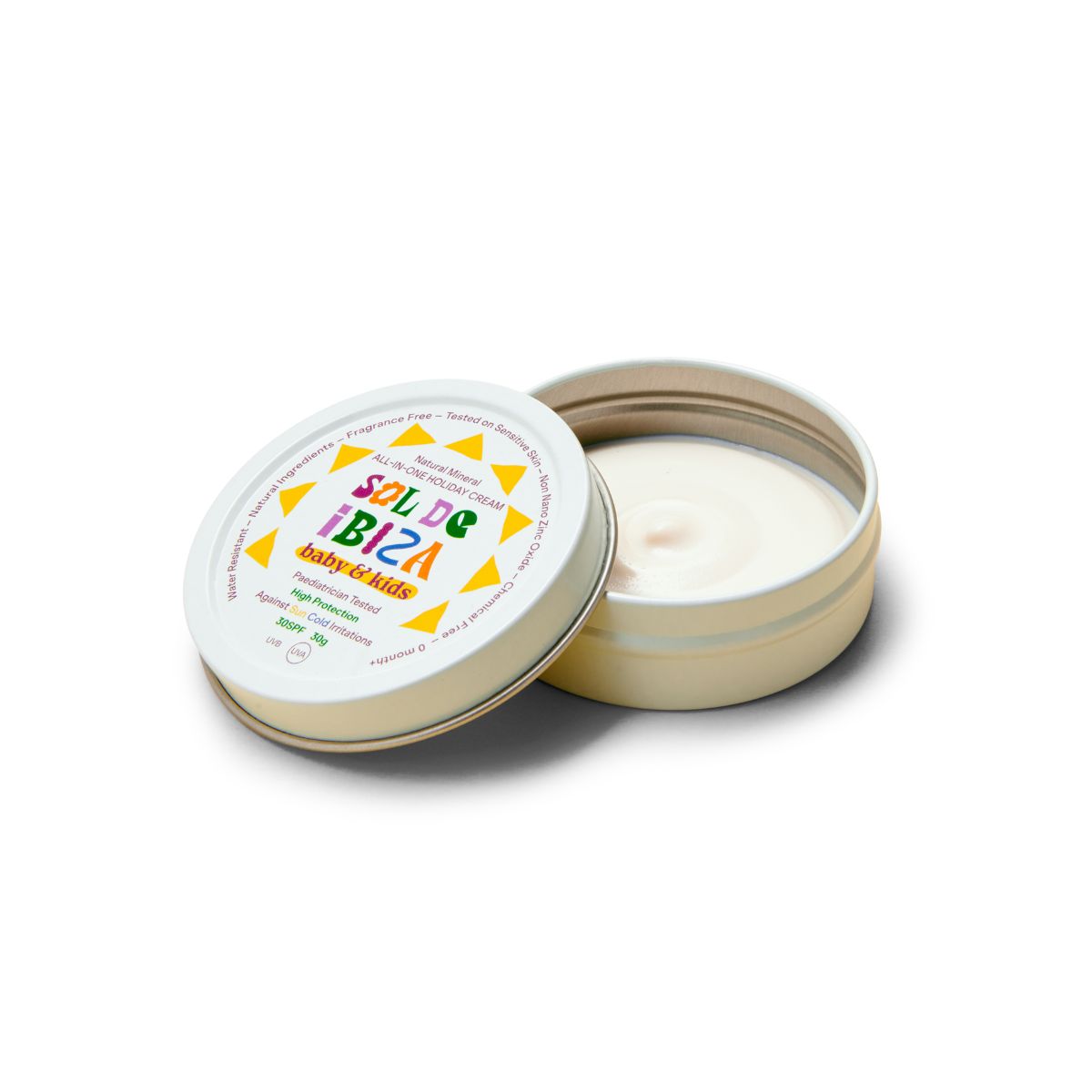 Petit pot de crème solaire tout-en-un pour bébés de 0 mois SPF30 Sol de Ibiza 30 ml