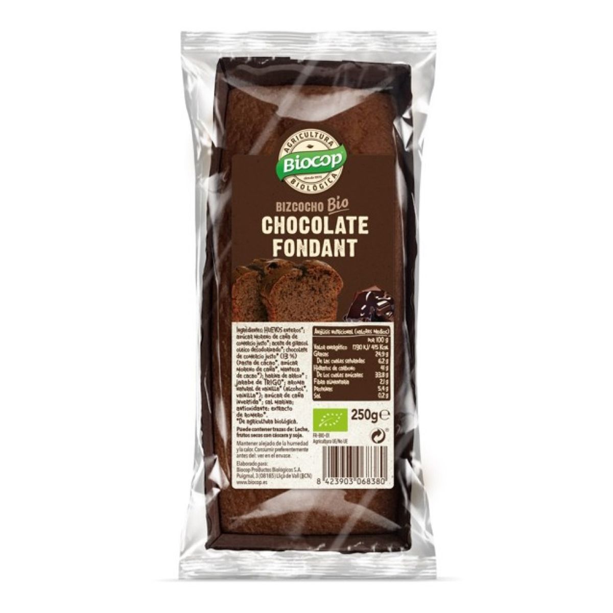 Biscotti al cioccolato fondente Biocop 250 g