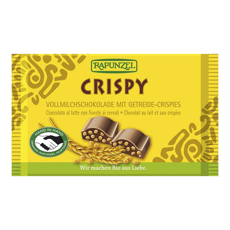 Biscuits au chocolat croustillants Rapunzel 100 g