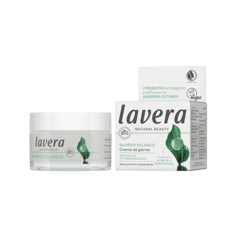 Tagescreme Unisex Barrier Balance Präbiotika und Grüner Tee Lavera 50 ml