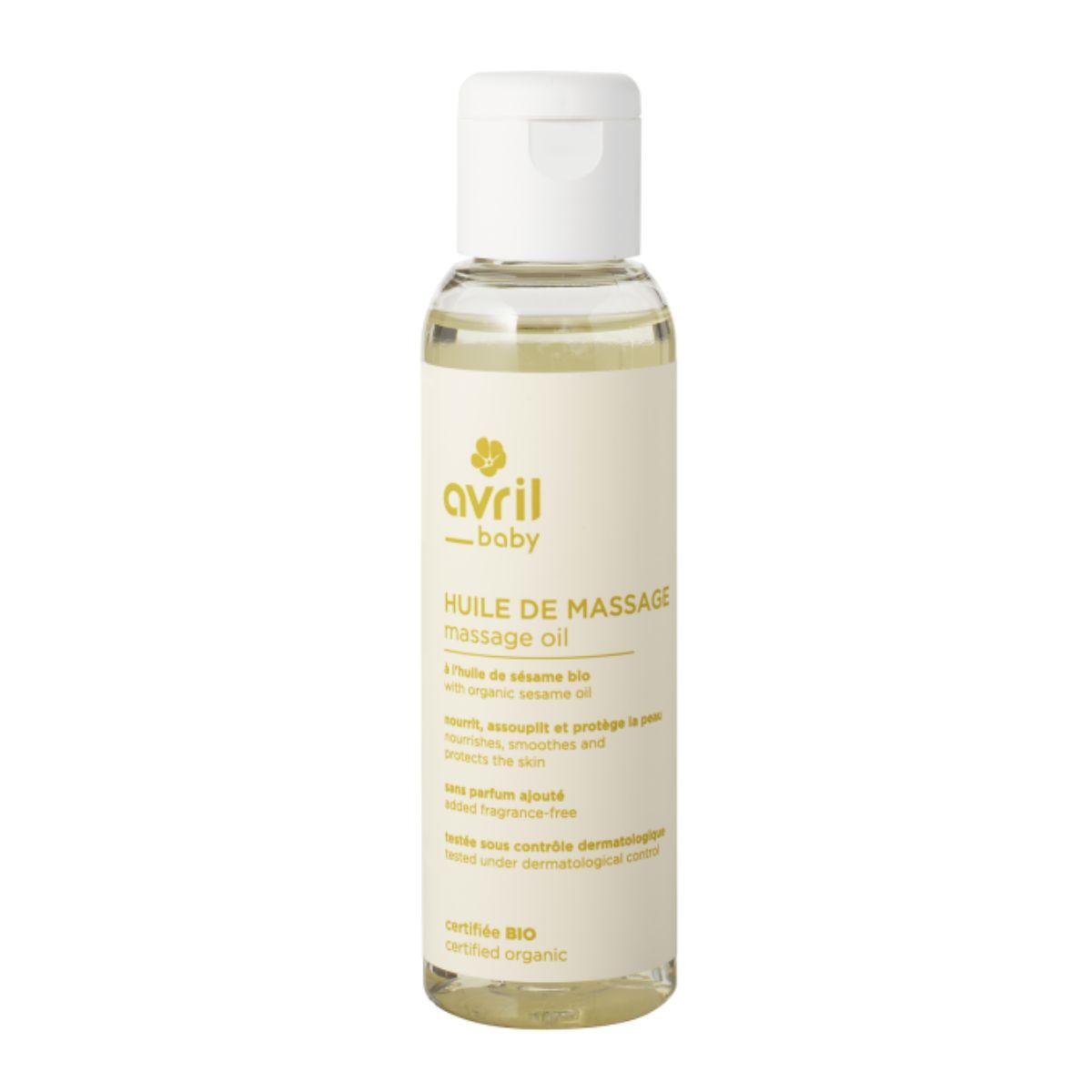 Bio-Massageöl speziell für Babys Avril 100 ml