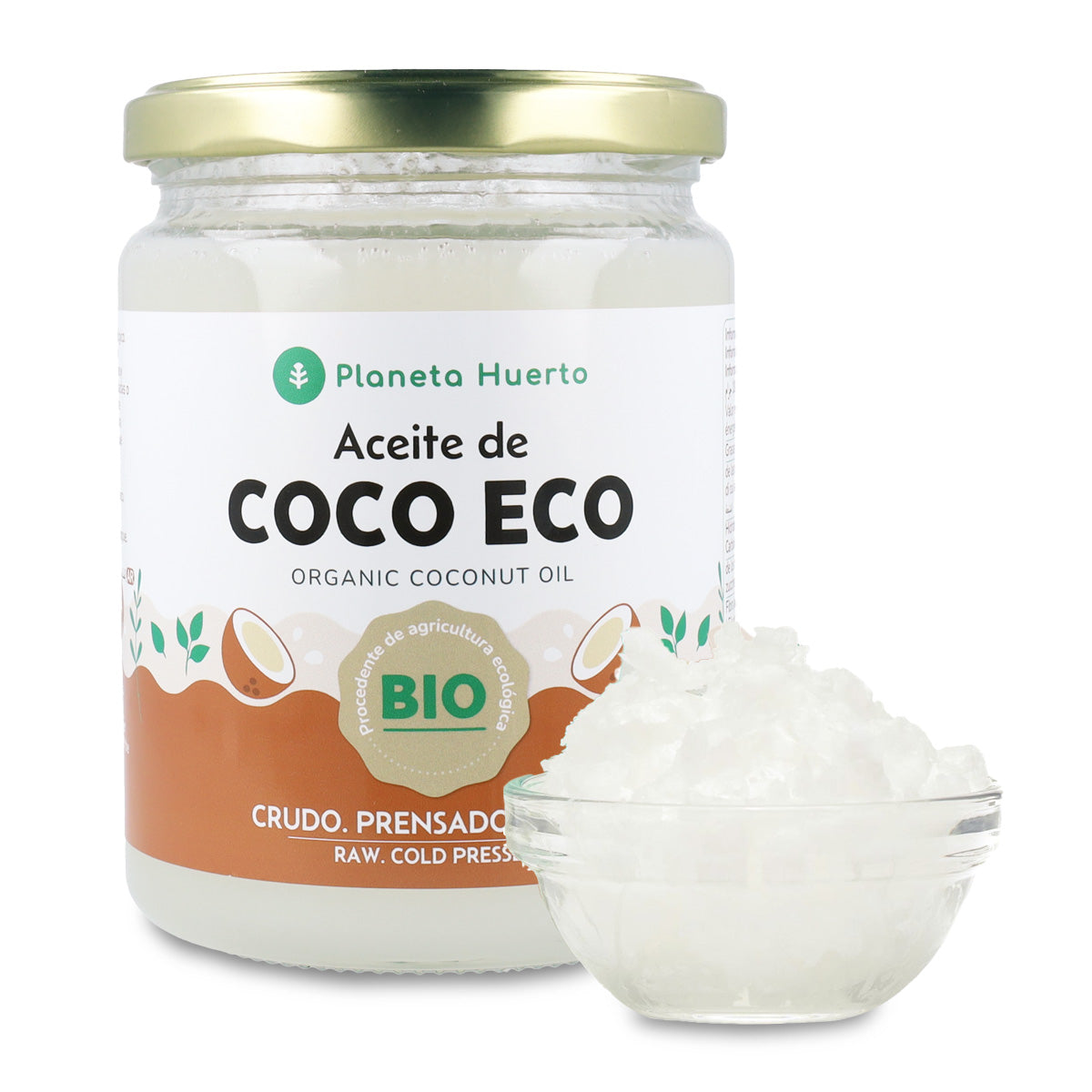 Packung 2x ECO Planet Orchard Natives Kokosnussöl 500 ml