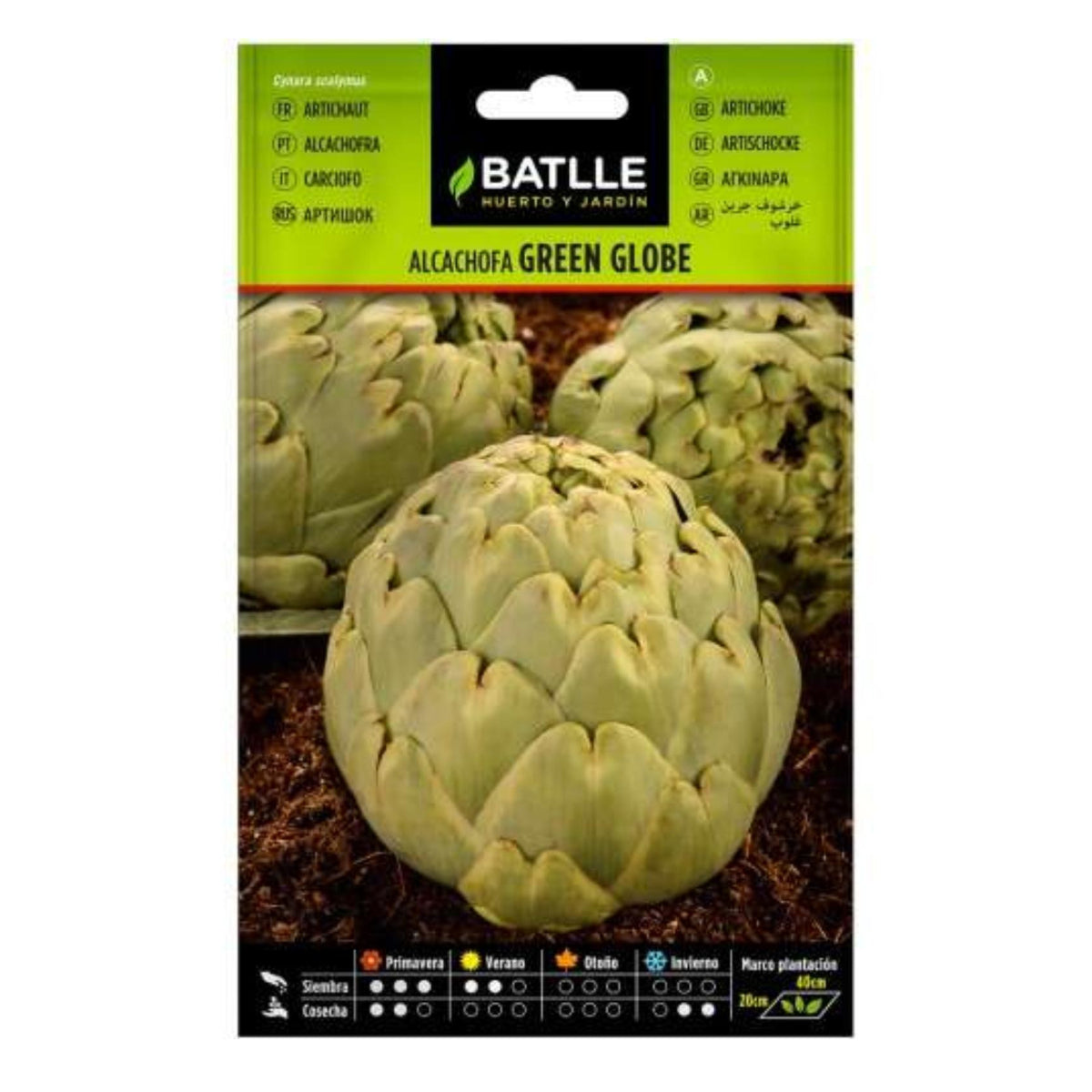 Semi di carciofo Green Globe Batlle