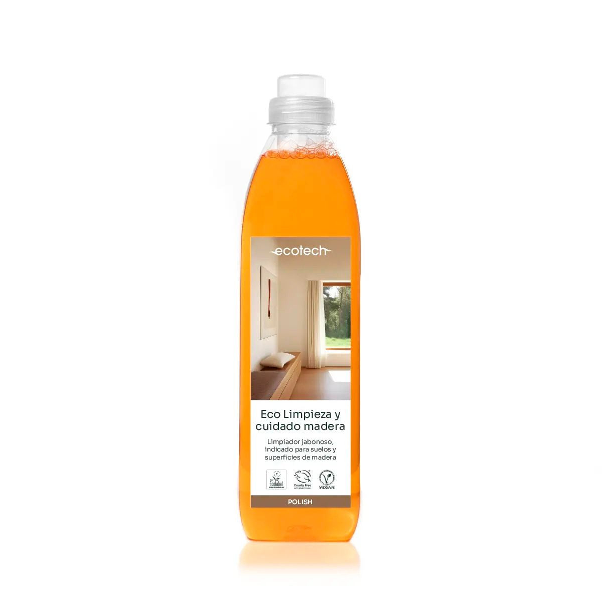Tvålbaserat rengöringsmedel för trä Ecotech polish 1 L